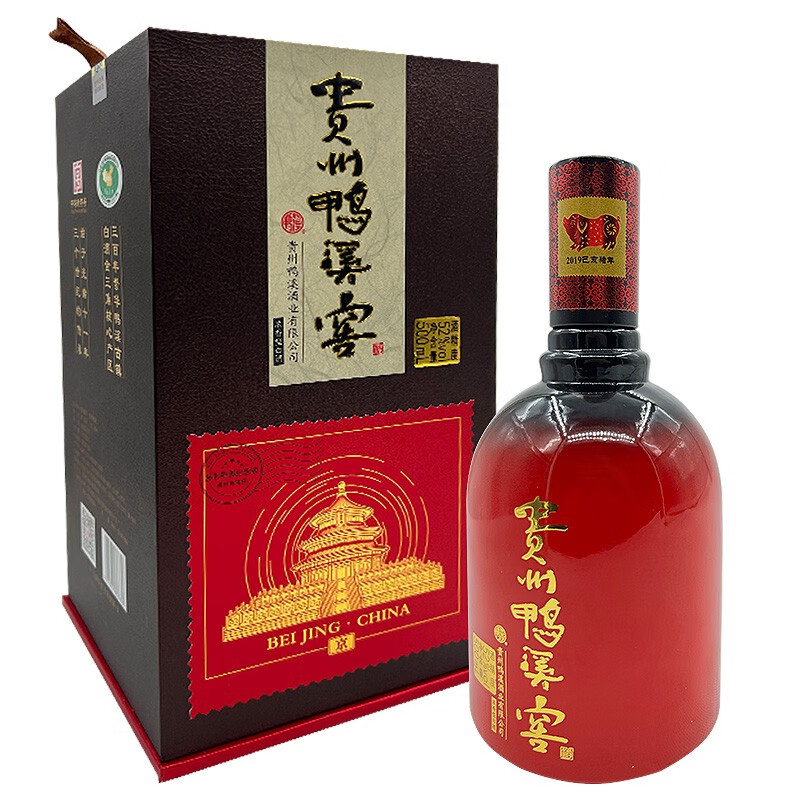 鸭溪【贵州老八大】鸭溪窖 52度 多彩鸭溪 浓香型白酒 500ml