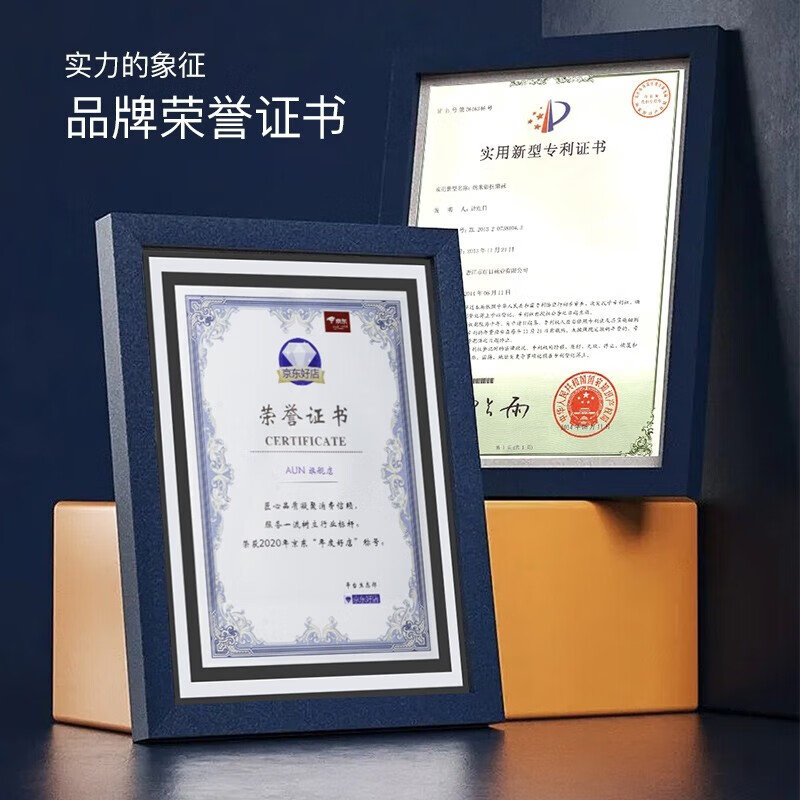 AUN爱优恩总裁CEO款商务男士袜子春夏防臭透气纯黑色棉中筒送礼盒款 四季透气薄款(3黑3藏蓝)= 6双 均码