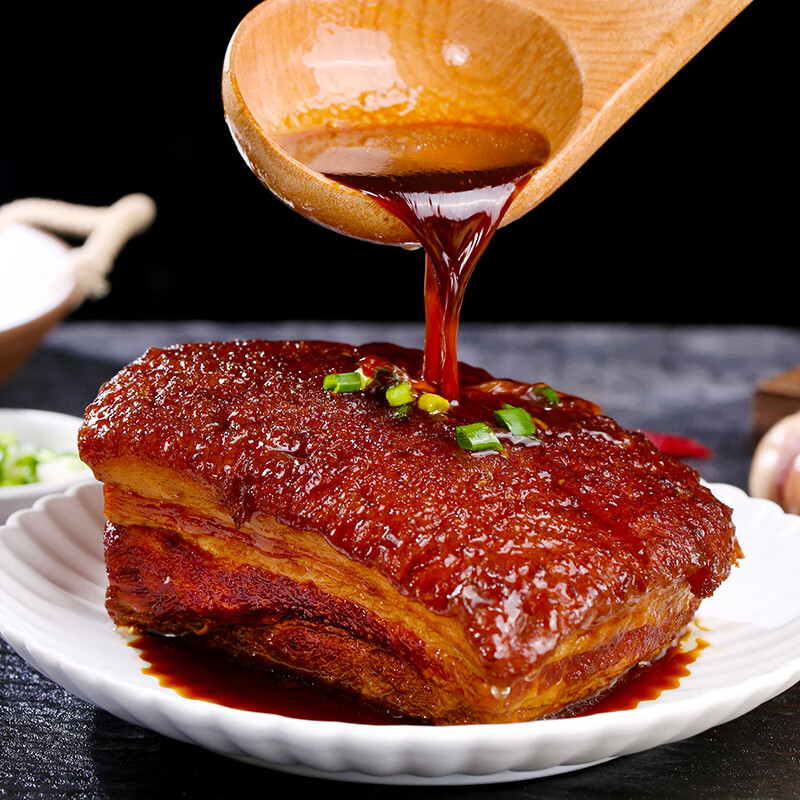 茗仟(mingqian)上海走油肉半成品 正宗东坡肉红烧肉熟食开袋即食特产