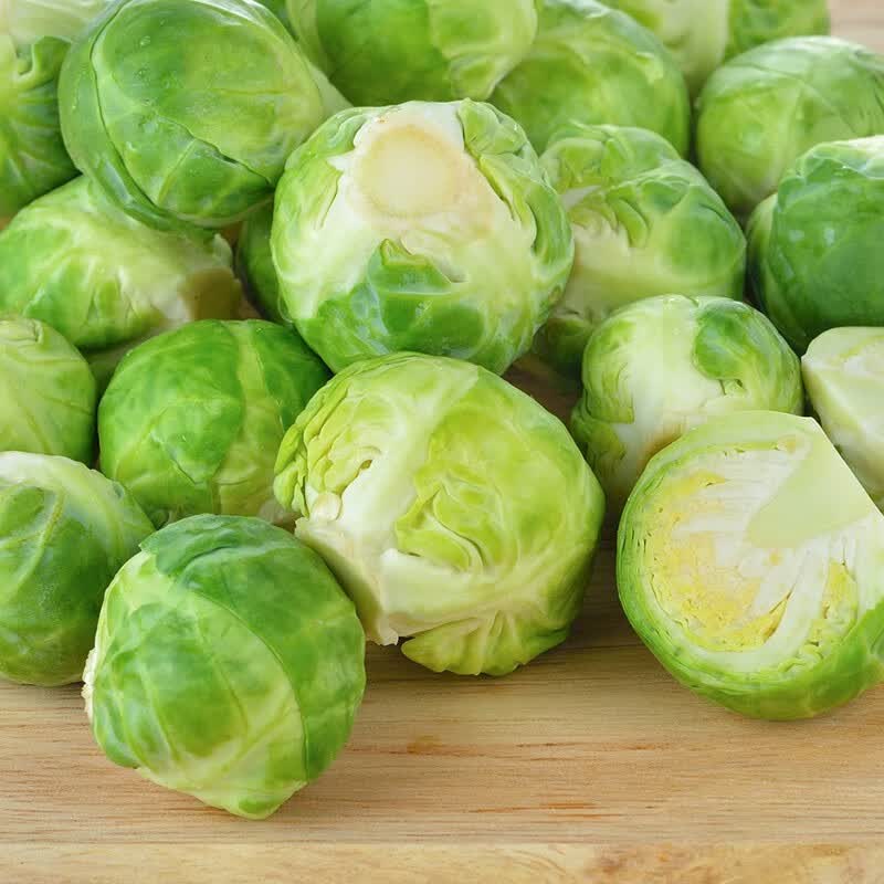 泽鲜达孢子甘蓝新鲜沙拉食材抱子甘蓝 迷你小包菜小卷心菜 500g精选