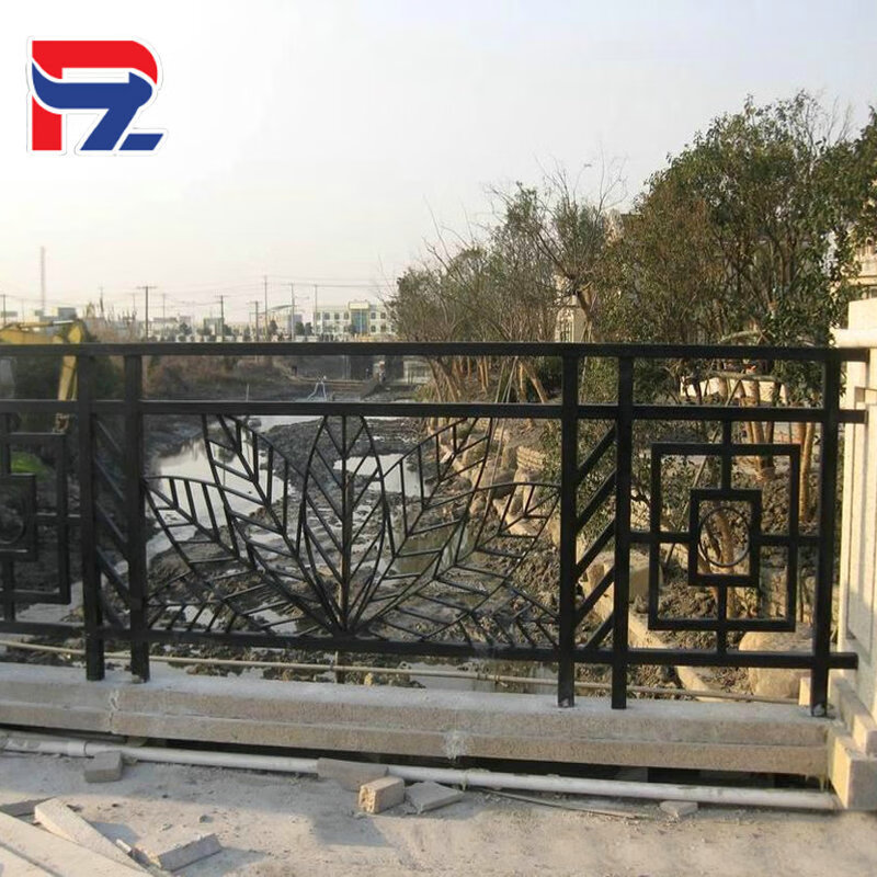 可狄河北中式铁艺护栏厂家别墅庭院小区围墙铬铁艺隔断装饰