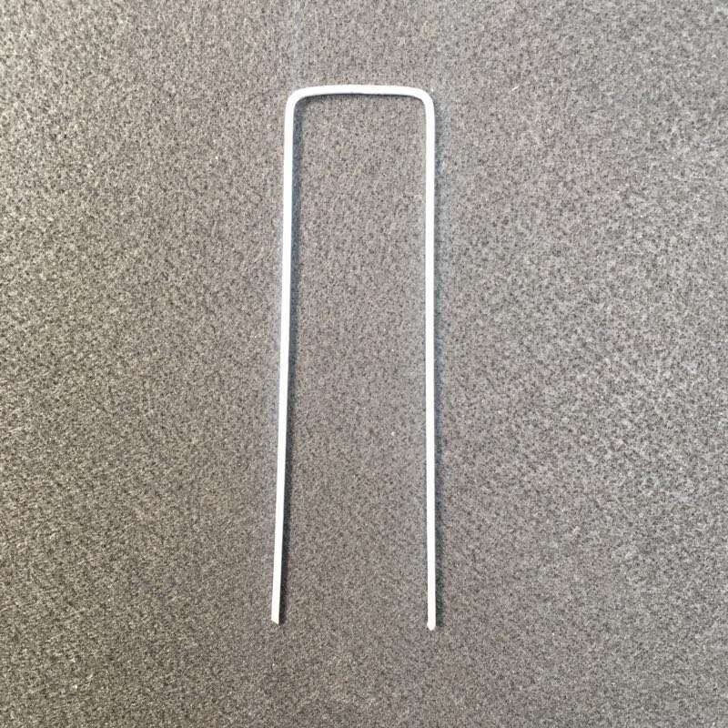 啵丸防草布u型钉草坪固定三维网格栅地钉镀锌钉农膜花园钢丝u型钉厂家