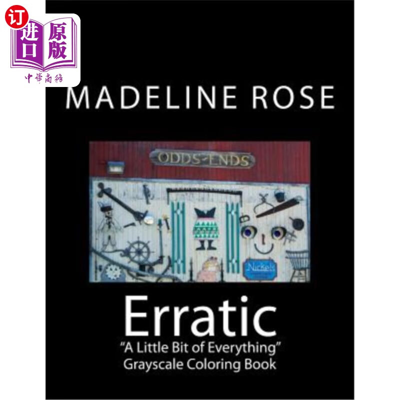 海外直订erratic: "a little bit of everything" grayscale coloring