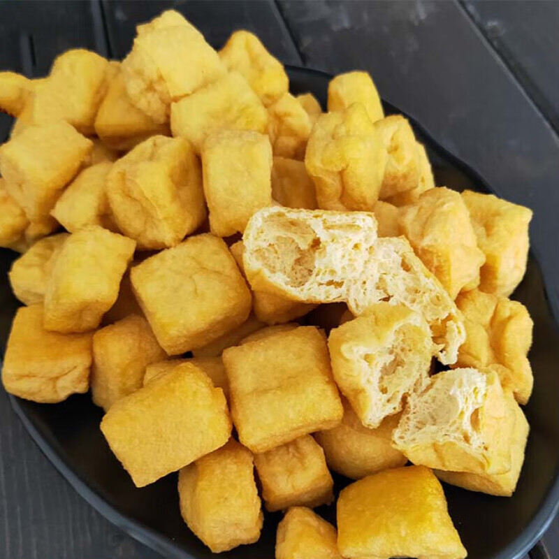 十里馋 东北油豆腐 豆腐泡5斤 豆炸空心豆泡 锅麻辣烫配菜 油豆泡4