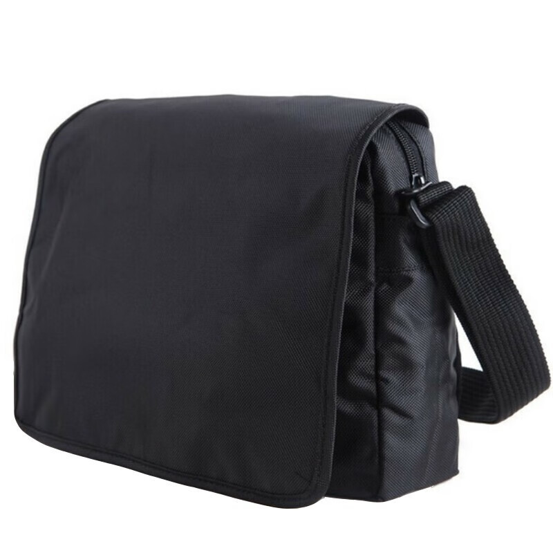 捷天下(jietianxia)07斜挎包战术挎包黑色单肩背包军迷挎包参谋作业