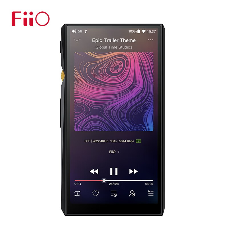 飞傲（FiiO） M11 便携HiFi双向蓝牙联网MP3无损音乐4.4平衡DSD解码旗舰级播放器 黑色