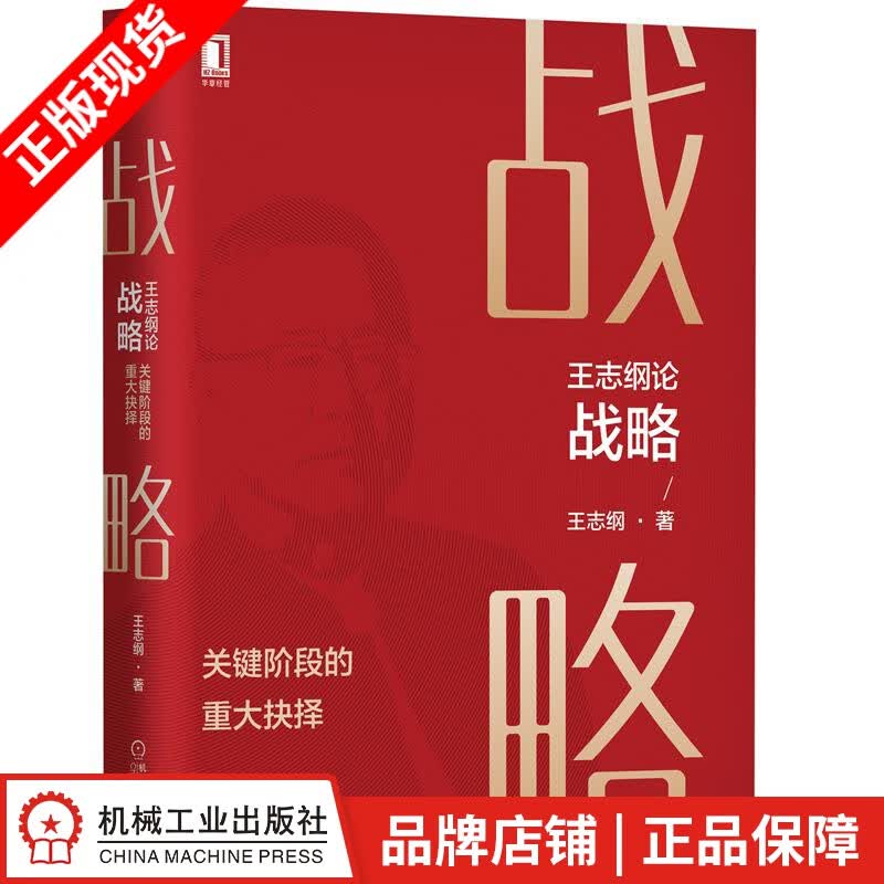 现货包邮 王志纲论战略：关键阶段的重大抉择 王志纲|8082982