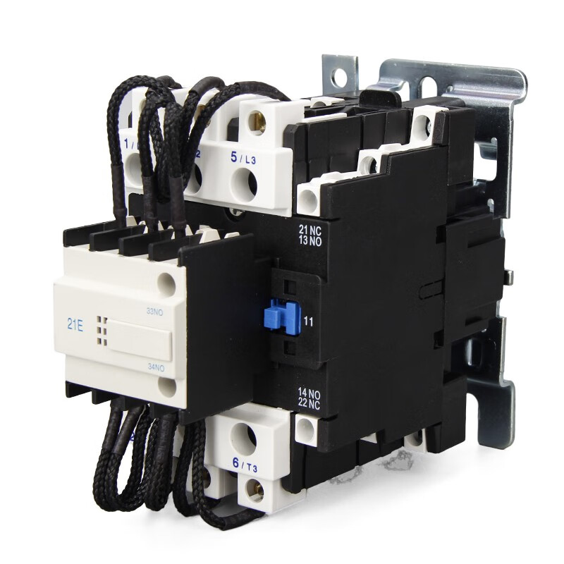 chnjn切换电容接触器三相电容柜无功补偿交流接触器一开两闭cj19-63