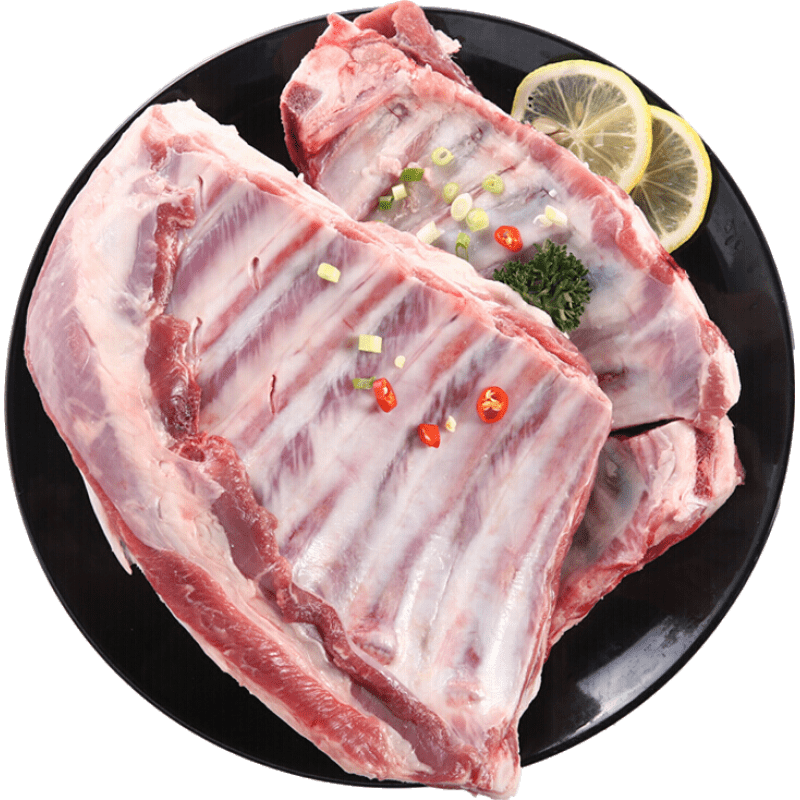 拍3件东来顺国产草原羔羊原切带骨羊排1000g袋冷冻餐羔羊排烧烤炖煮