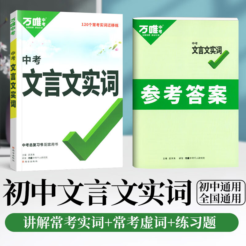 京东配送 2023文言文实词迁移训练万唯中考古汉语词典初中文言文阅读字典中考语文试题七八九年级万维