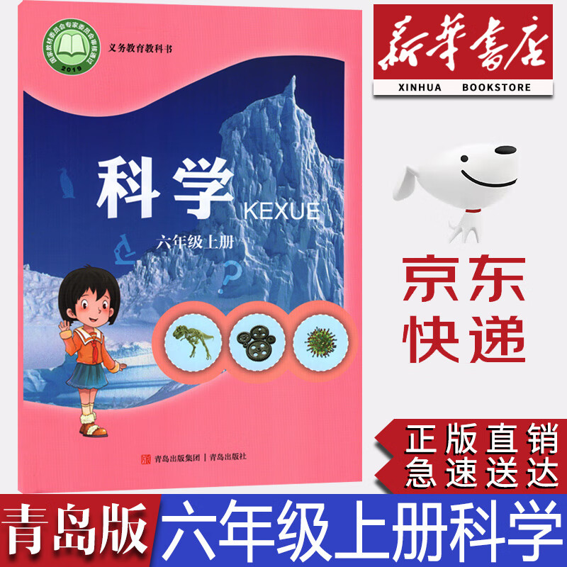 【新华书店正版】2023适用小学六年级上册科学书青岛版6上课本教材教科书六上科学教材学生用书 青岛出版社小学科学