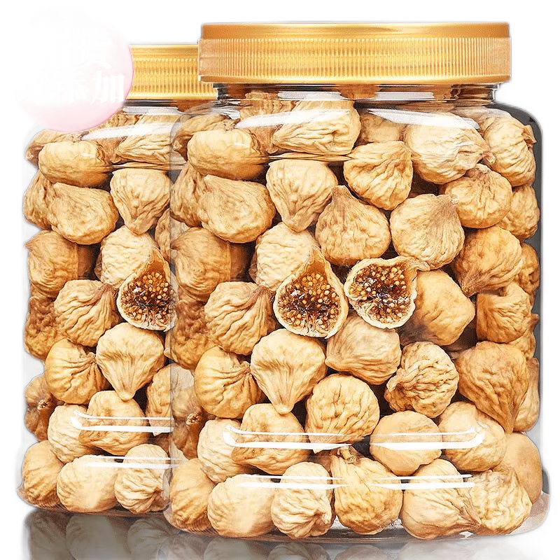 秋淘新貨無花果干新疆小零食特產(chǎn)500g原味即食級特風(fēng)干孕婦零食無添加 [大罐裝]新疆無花果干凈含量50