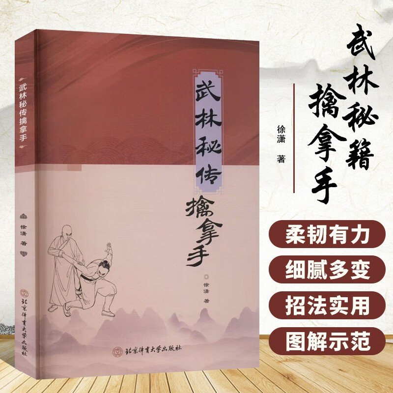 武林秘传擒拿手 少林武功武术套路战术实战擒拿散打书易筋经图解秘笈