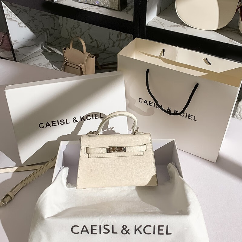 & kciel官网小&ck2023新款女包小众原创设计高级感迷你二代凯莉包斜