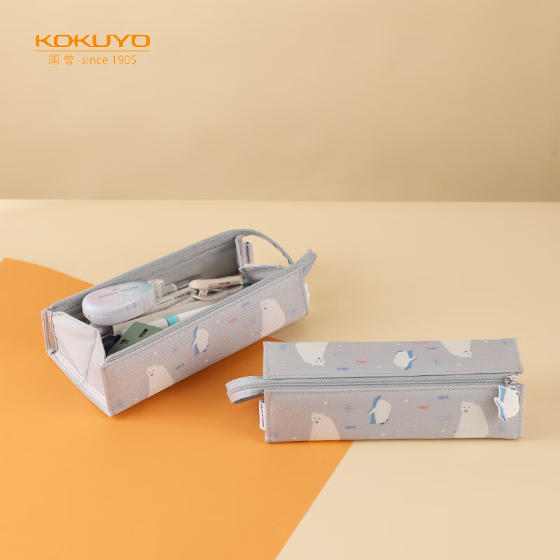 国誉（KOKUYO）C2-R文具笔袋·mofu-mofu系列大容量铅笔收纳盒 浅灰 WSG-PC5M22LM怎么样,好用不?