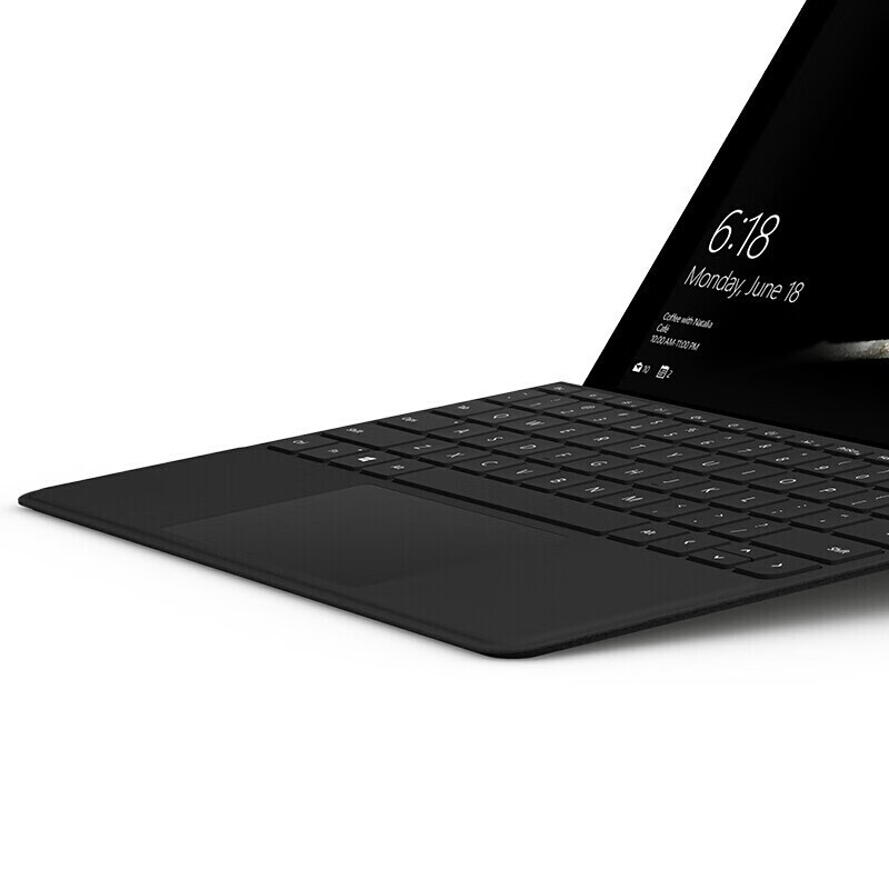 微软Surface Go 2 专业键盘盖键盘盖10英寸原装键盘DW13A Surface Go 典雅黑键盘 官方标配