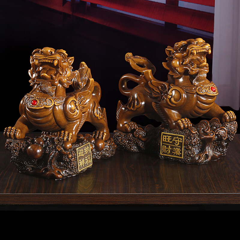 上善好  开业礼品貔貅大摆件工艺品 办公室电视柜装饰品 招财皮丘客厅