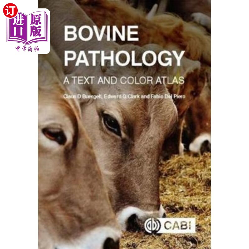 海外直订医药图书bovine pathology 牛病理学