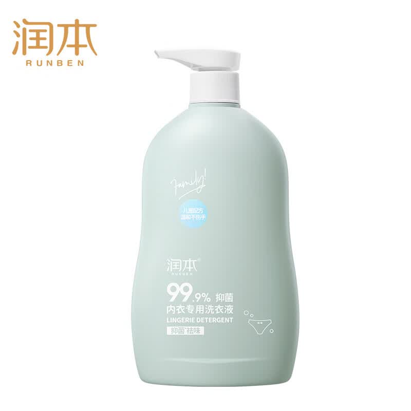 润本（RUNBEN） 儿童内衣洗衣液  儿童内衣专用 内裤洗衣液 抑菌酵素去渍洗衣液 ［酵素洁净］500mL内衣洗衣液高性价比高么？