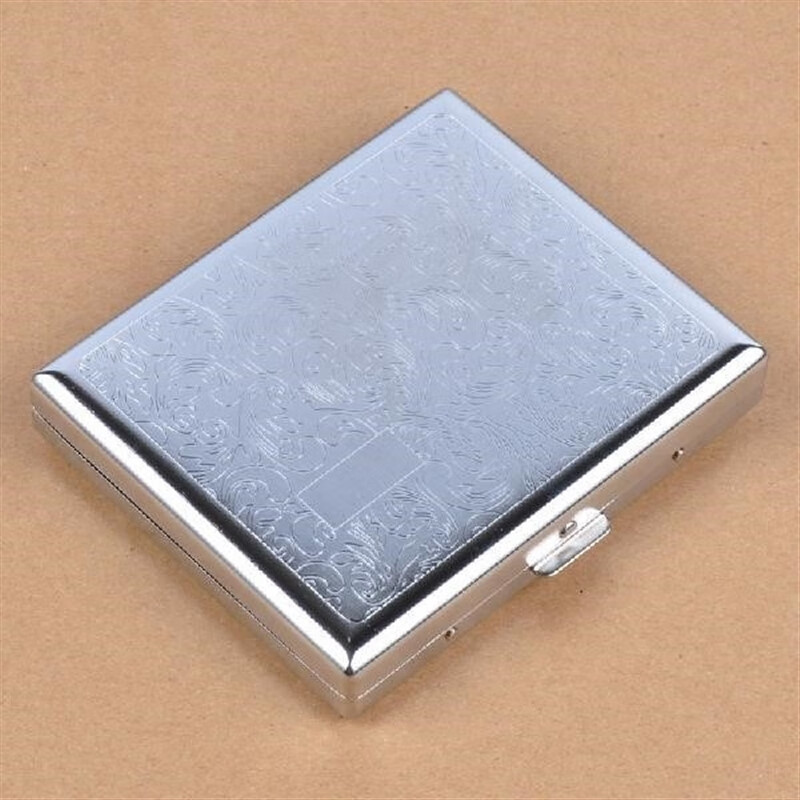 宽窄中支烟盒 防汗迷你卷烟装烟多功能散装宽窄中支烟盒自动复古盒