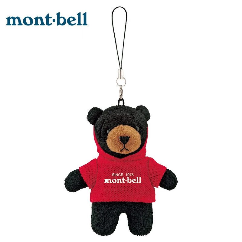 mont·bell monta熊吉祥物背包户外配饰挂件 1124789 红色-accessory