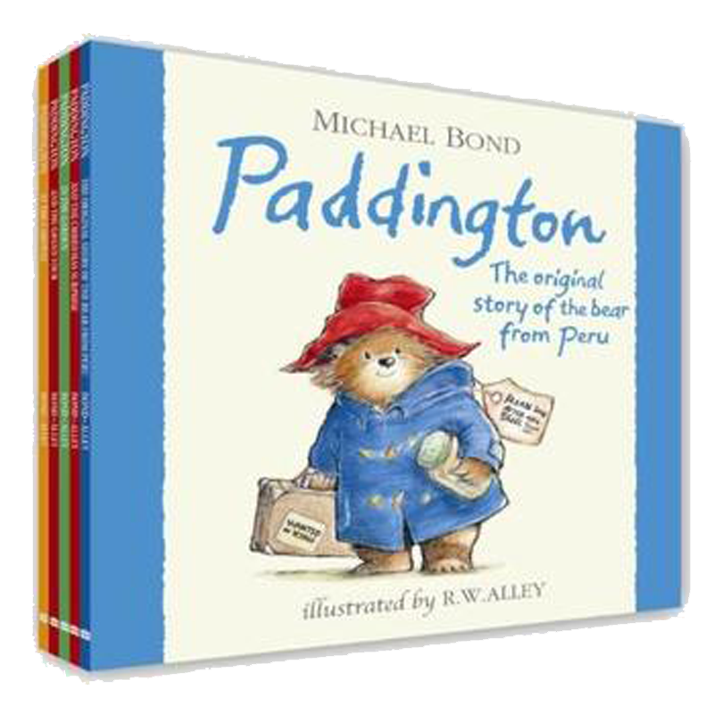 帕丁顿熊 英文原版童书 Paddington 5册绘本套装 儿童故事书 进口原版绘本