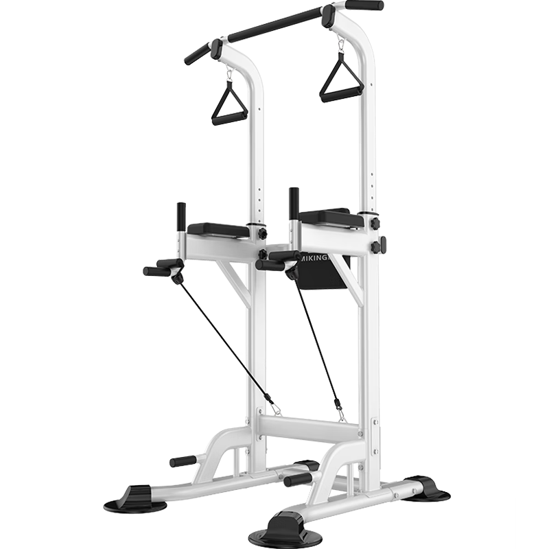 邁康（MIKING）單杠引體向上器 多功能家用單雙杠可調(diào)節(jié)單桿室內(nèi)運(yùn)動(dòng)健身器材  MK045白色|高度可調(diào)節(jié)到2.3米