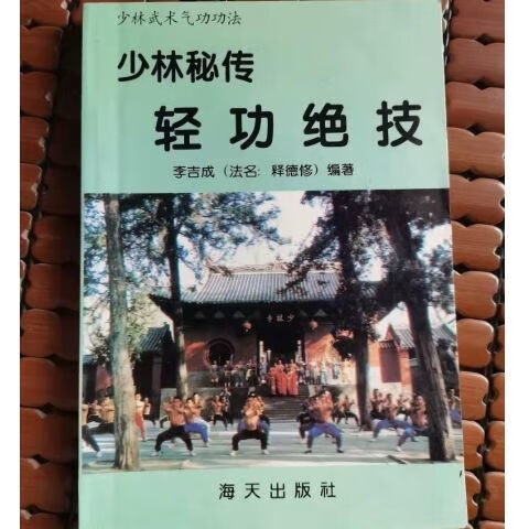 少林武术气功功法 少林秘传轻功绝技 李吉成著 轻功武功秘笈 现货