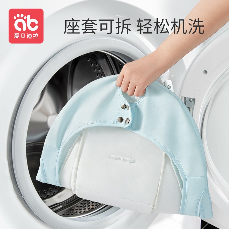 爱贝迪拉新生儿电动摇椅哄娃神器安抚哄睡玩具摇摇椅摇篮哄娃摇椅躺椅 【推荐-高性价比】银河灰超值7件装-可调可叠