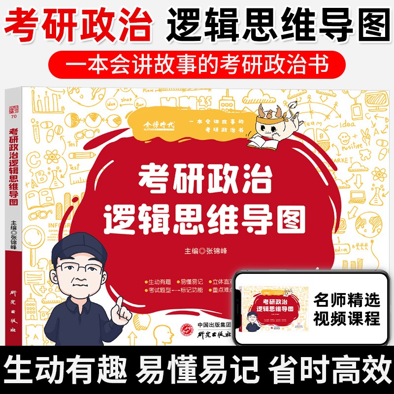 【2023新版】考研政治逻辑思维导图张锦峰 可搭肖秀荣徐涛李永乐张宇汤家凤考研数学