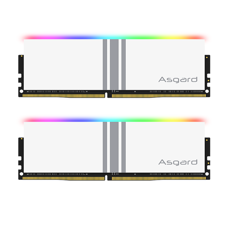 Asgard 阿斯加特 64GB(32Gx2)套装 DDR5 6400 台式机内存条 女武神·瓦尔基里系列 RGB灯条 CL32