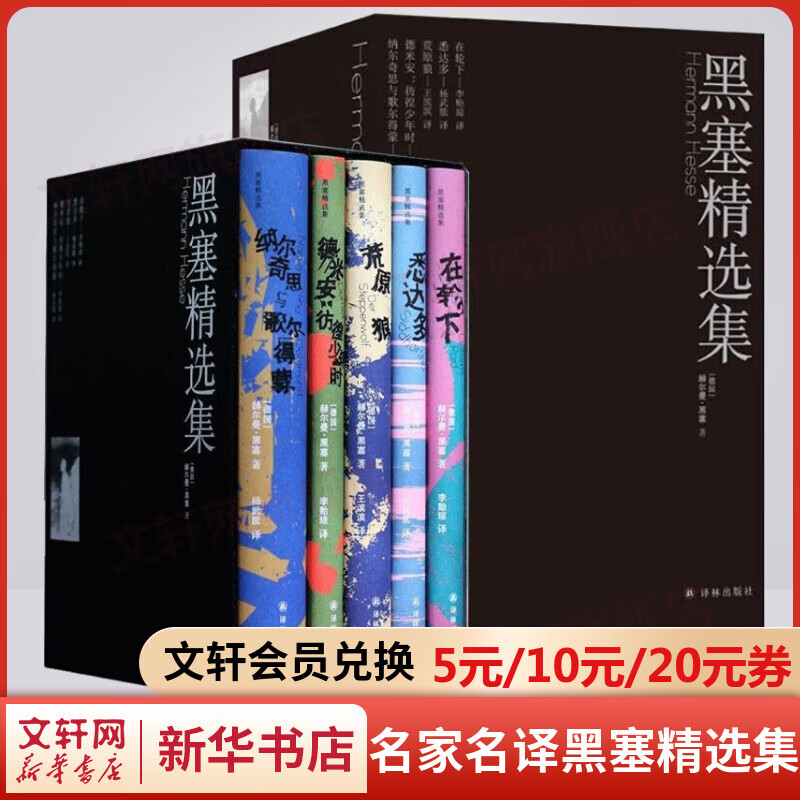 黑塞作品精选集典雅珍藏版全套5册 在轮下