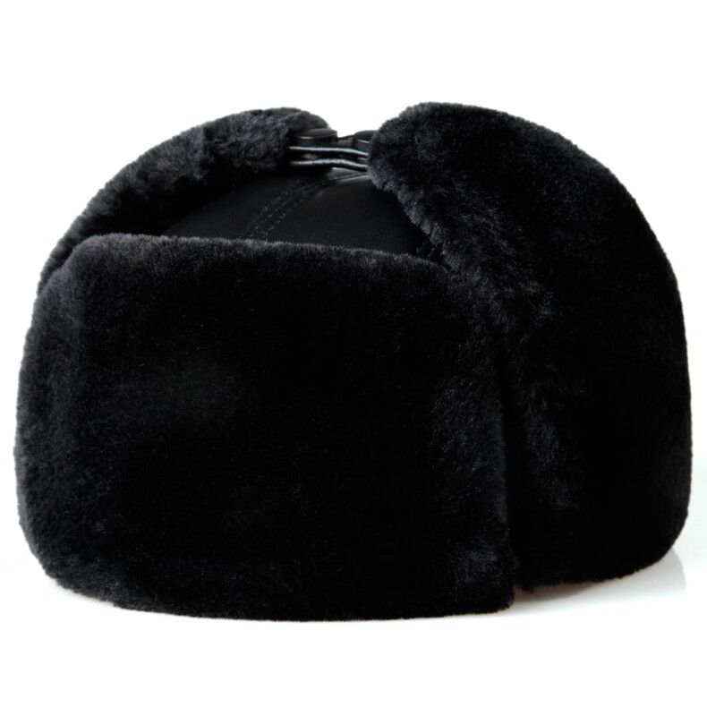 歌鹏冬季狗皮帽子东北真皮雷锋帽中老年人冬天真皮防寒雷锋帽加厚保暖