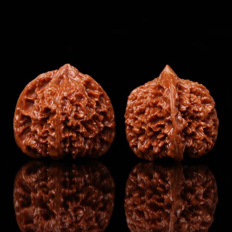 蝶灿 文玩古玩麻核桃 满天星狮子头把玩件手把手玩物小核桃麦穗 37