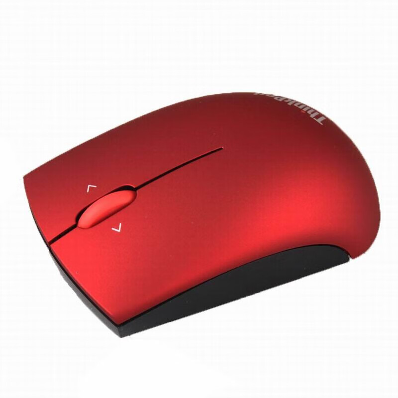 ThinkPad小黑红点无线鼠标 联想笔记本电脑办公蓝光鼠标 0B47162/4Y51B21852无线（魅力红）