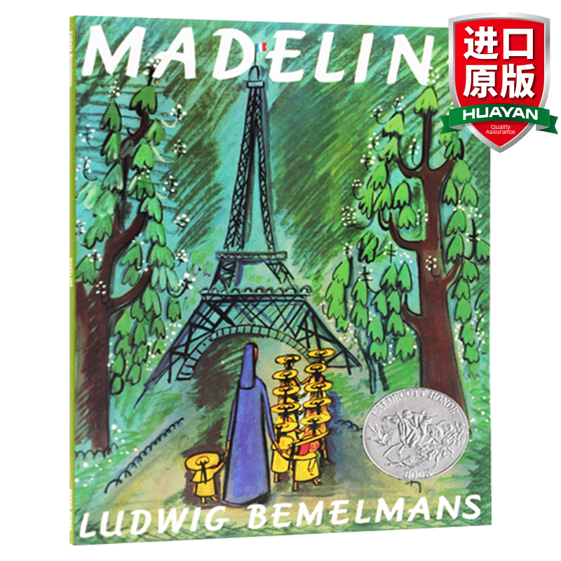 英文原版绘本 玛德琳 Madeline 凯迪克银奖 儿童英语图画故事书