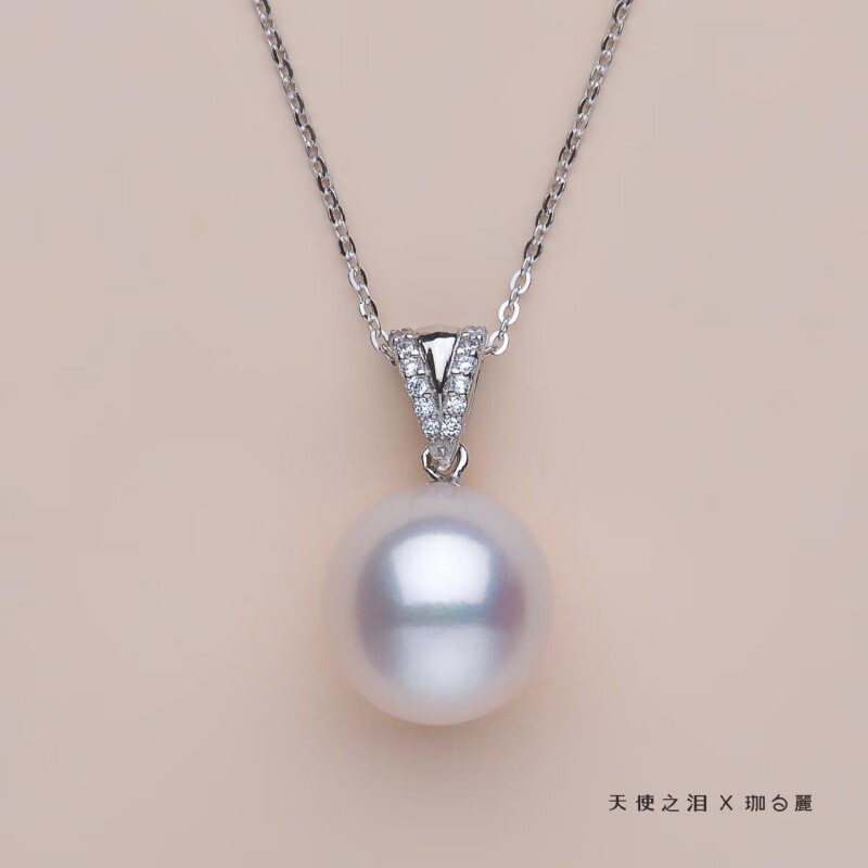 天使之泪珍珠项链angeperle/天使之泪s925珈白丽珍珠项链12mm 白色 11