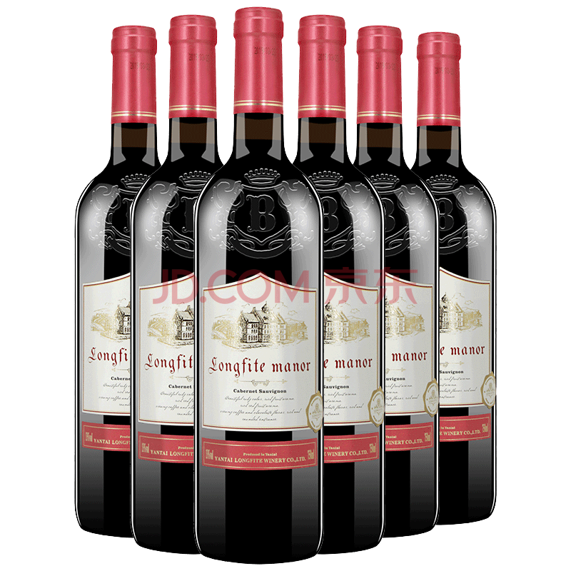 莱姆贝格法国进口红酒 朗菲庄园传奇赤霞珠干红葡萄酒 750ml*6瓶 整箱装