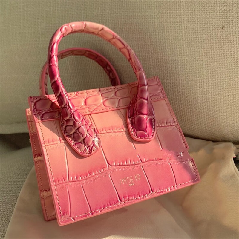 apede mod 女包 poker face 扑克脸石榴红mini托特包手提包休闲斜挎单