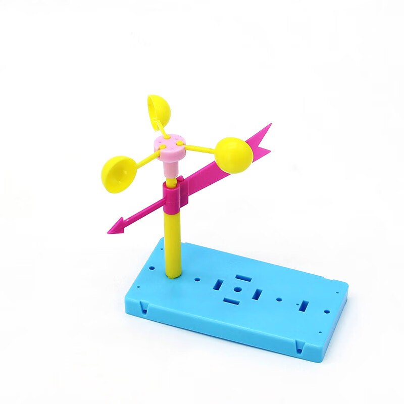 齐时雁测风力风速风向仪科学实验小制作科普模型教具学具小学生幼儿园