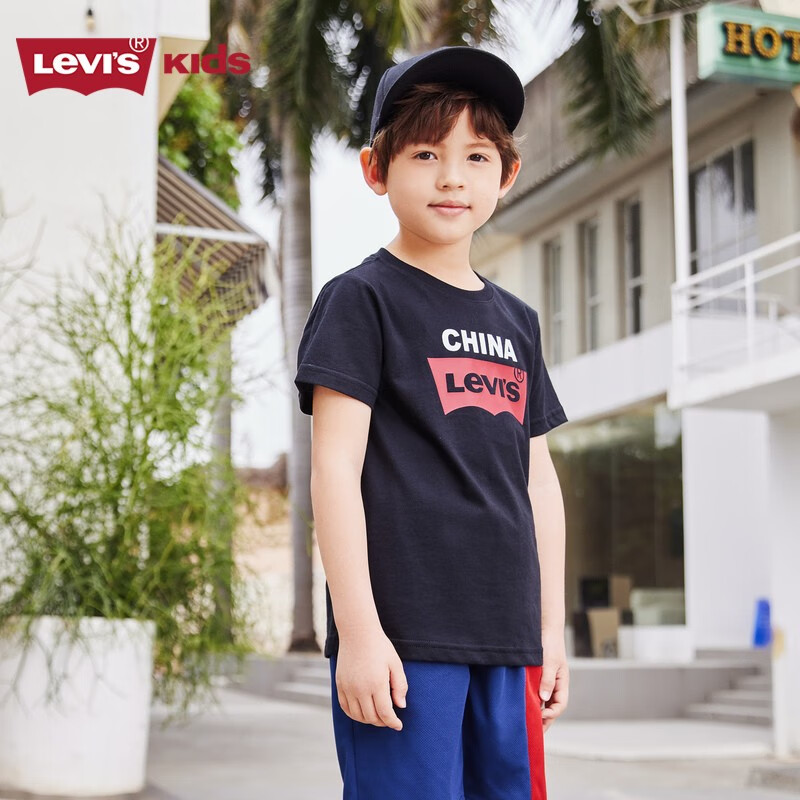 Levi's��ά˹ͯװ���ļ��¿���ͯ���ж���t��Բ��������ͯ���� ������ 130 /64 ����������116-122cm��