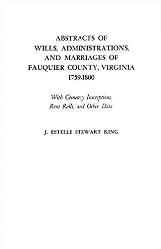 预订 abstracts of wills, administrations, and marriages of