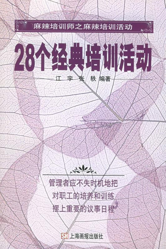 28个经典培训活动 江宇,张轶 编著【正版】