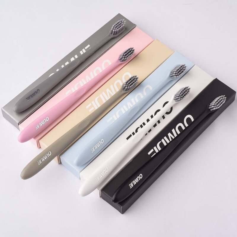 水裳云朵成人软毛牙刷男女情侣款窄刷头极简设计日系6只装小头牙刷 软毛 6支 独立包装