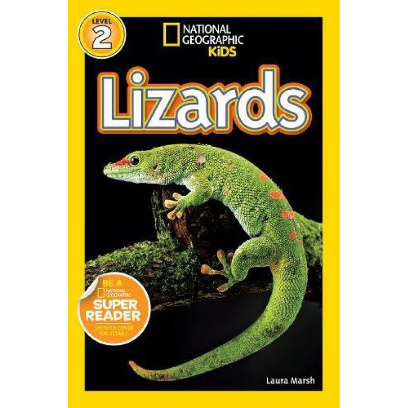 现货英文原版 国家地理儿童绘本 Lizards 蜥蜴