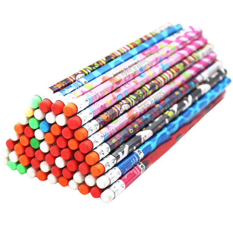 e50支铅笔套装+手摇削笔器卷笔刀+橡皮擦 儿童小学生学习用品文具君诚 30支铅笔