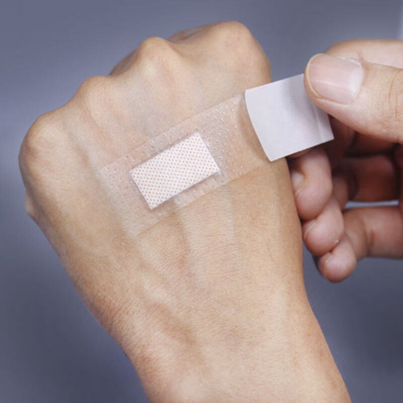 售】力邦牌创可贴防水透明透气隐形创口贴止血贴防磨脚可贴洗澡大号hy