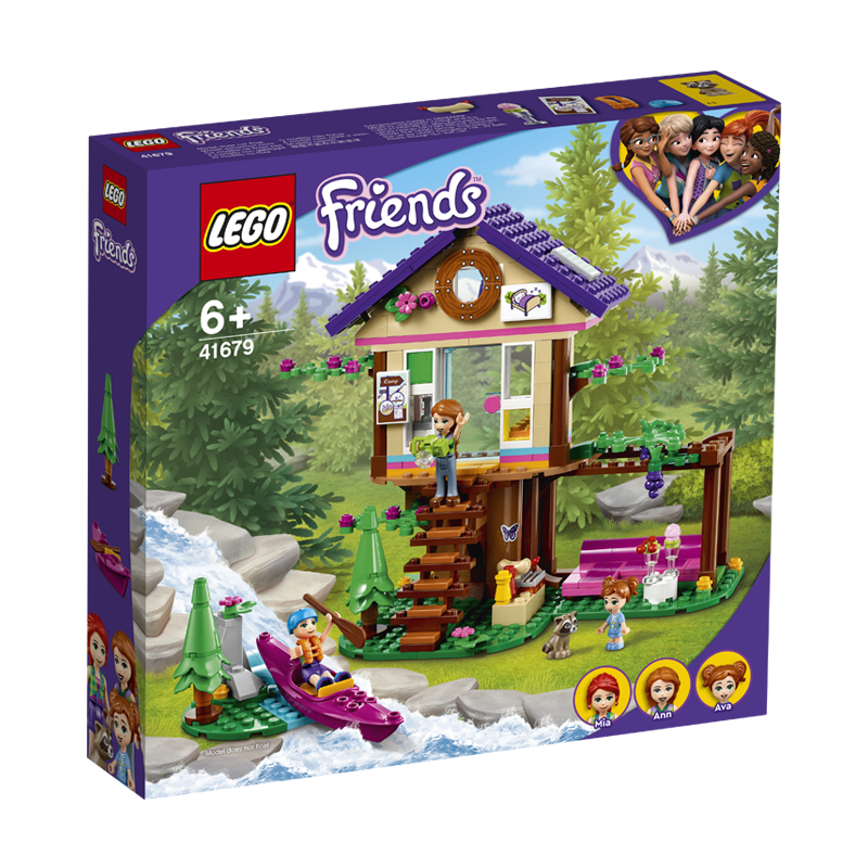 plus会员：LEGO 乐高 好朋友系列FRIENDS 41679 森林小屋144元包邮(补贴后143元)