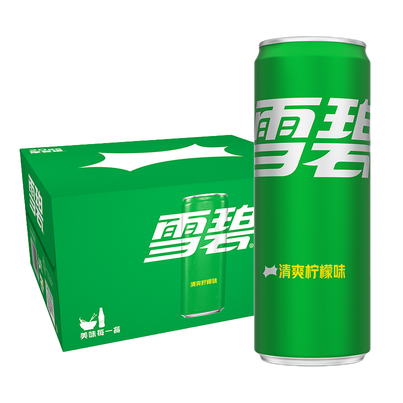 Fanta 芬达 可口可乐（Coca-Cola）雪碧 Sprite 汽水饮料 碳酸饮料 330ml*20罐  整箱装