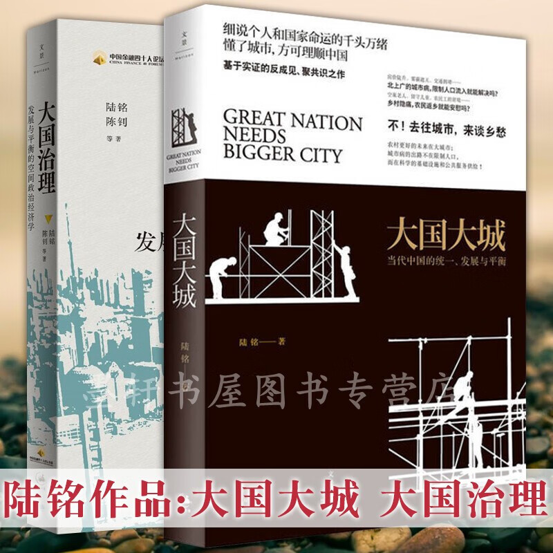陆铭作品系列(套装共2册):大国大城 大国治理      陆铭,陈钊 等著